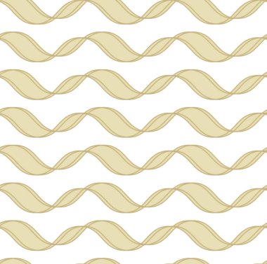 Siyah vektör sorunsuz dalgalı çizgi deseni