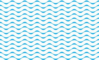 Siyah vektör sorunsuz dalgalı çizgi deseni