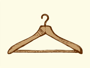 Askı. Vektör çizim