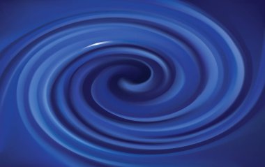 Vector background of cobalt swirling water texture  clipart