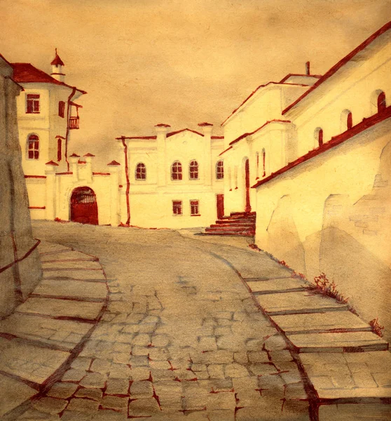 Eski şehir sokak — Stok fotoğraf