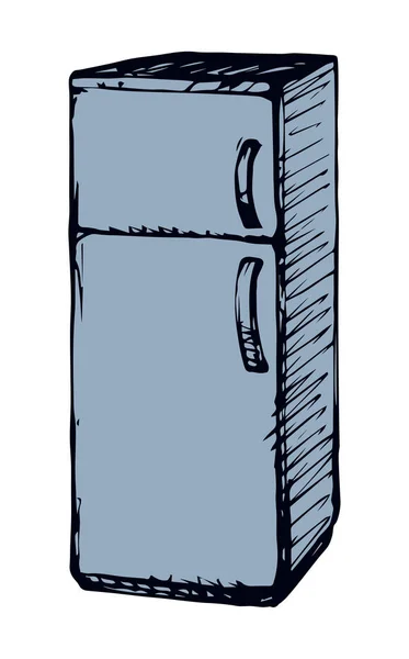 Buzdolabı. Vektör çizim — Stok Vektör