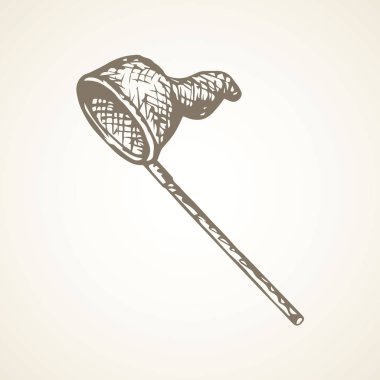 Kelebek ağı. Vektör çizim