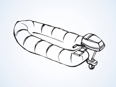 Sandal. Vektör çizim