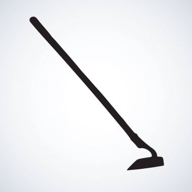 Vektör çizim. Hoes