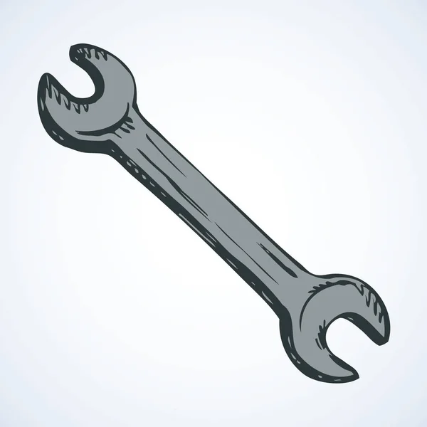 Wrench. Vector drawing — Stock Vector