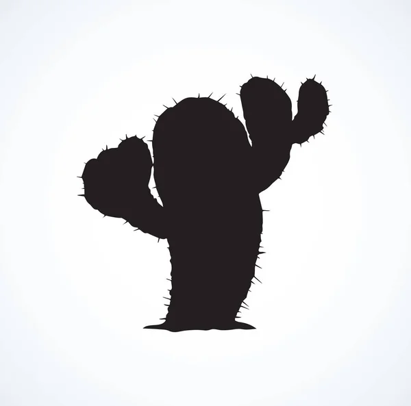 Cactus. Dibujo vectorial — Archivo Imágenes Vectoriales