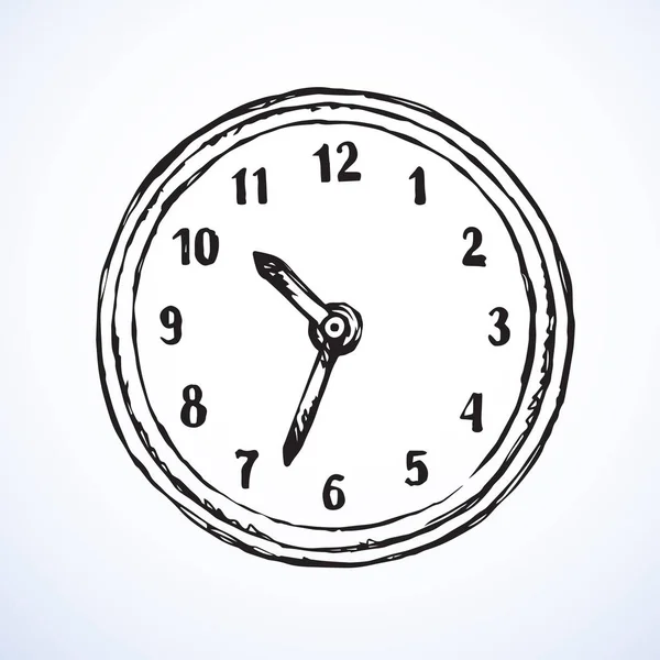 Reloj. Dibujo vectorial — Archivo Imágenes Vectoriales