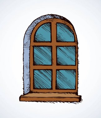 Pencere. Vektör çizim