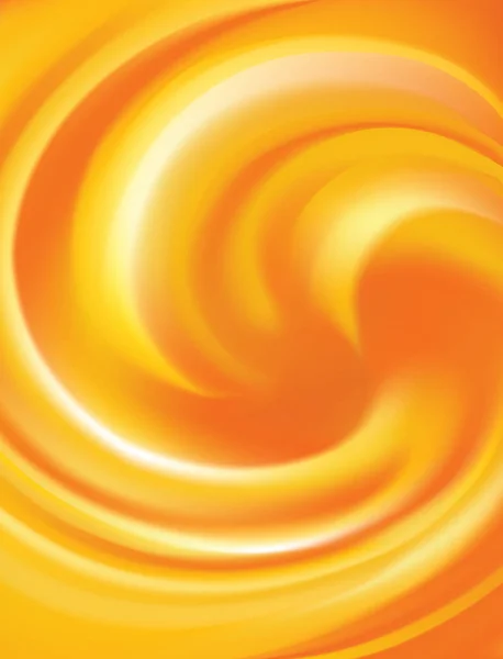 Fond frisé orange — Image vectorielle