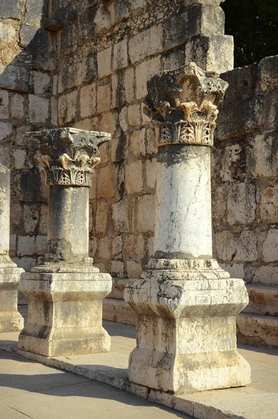 De ruïnes van Capernaum — Stockfoto