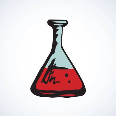 Test tüpleri. Vektör çizim