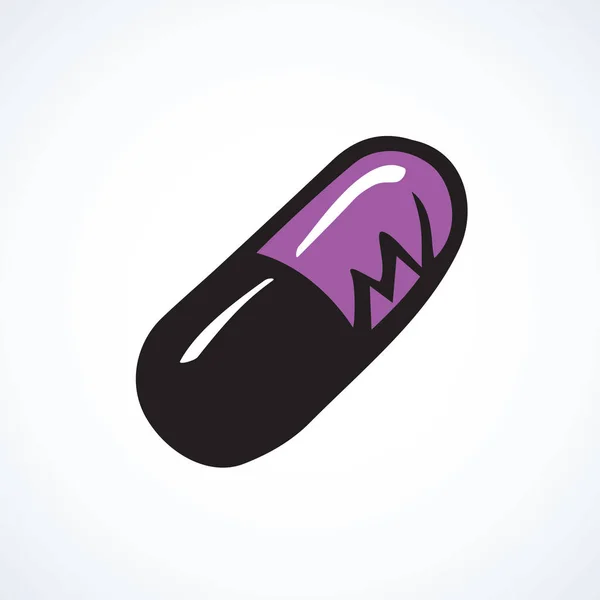 Capsules. Vector drawing — Stock Vector
