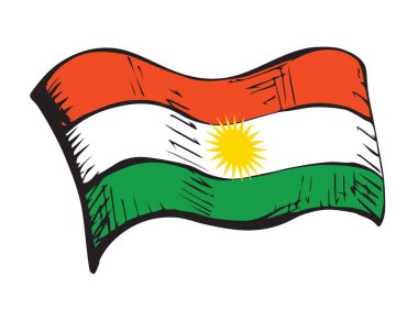 Bayrak. Vektör çizim