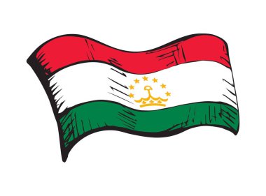 Bayrak. Vektör çizim