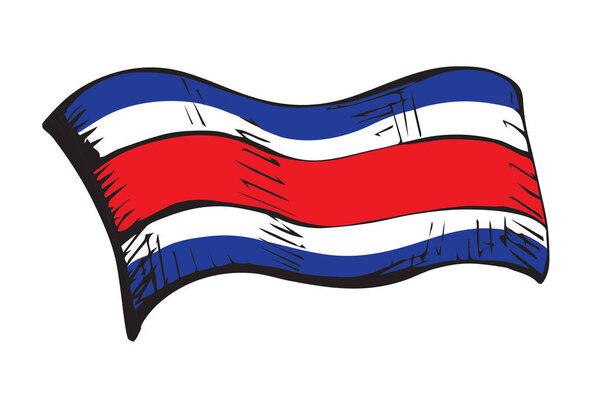 Флаг. Векторный рисунок
