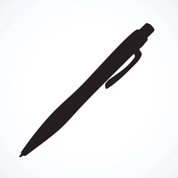 Oude pen. Vector tekening — Stockvector