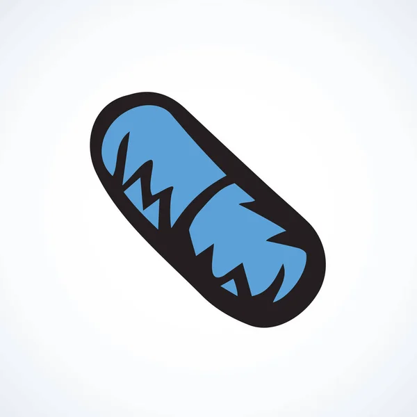 Capsules. Vector tekening — Stockvector