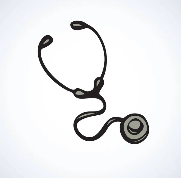 Stethoscope icon. Vector drawing — Stock Vector
