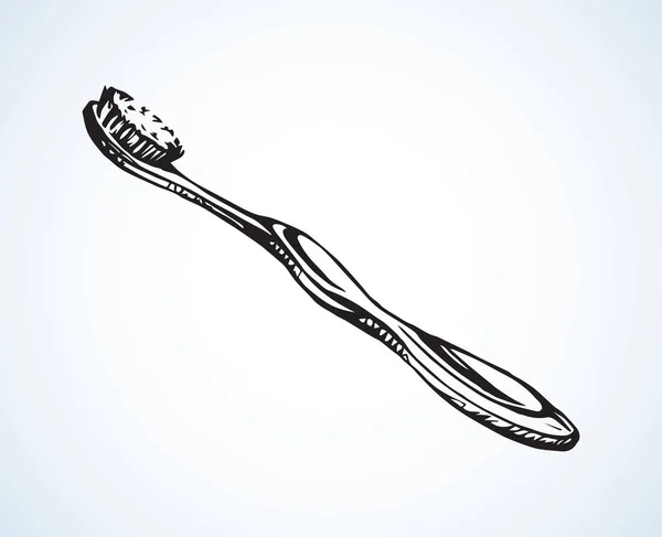Cepillo de dientes. Ilustración vectorial — Archivo Imágenes Vectoriales
