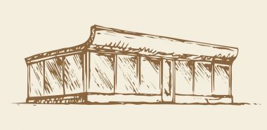 Dükkanı. Vektör çizim