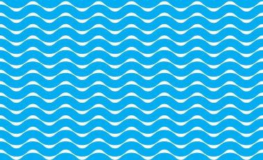 Siyah vektör sorunsuz dalgalı çizgi deseni