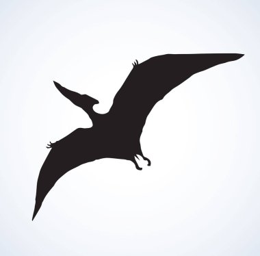 Download Pterodactyl Silhouette Free Vector Eps Cdr Ai Svg Vector Illustration Graphic Art