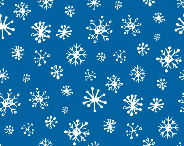 Des flocons de neige. Illustration vectorielle — Image vectorielle