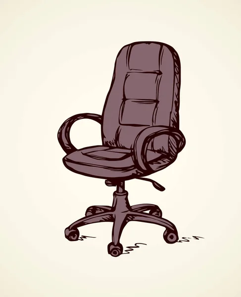 Vektoros illusztráció. Irodai szék — Stock Vector