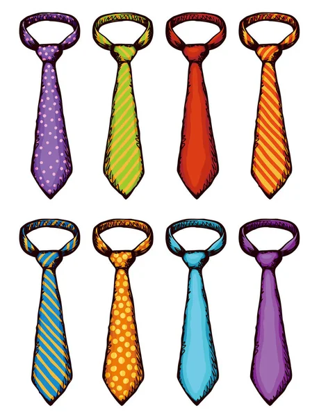 Krawatte. Vektorzeichnung — Stockvektor