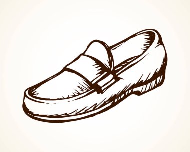 Mokasen. Vektör çizim