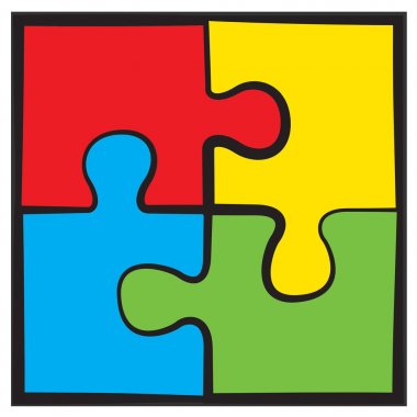 Dört boz. Vektör simgesi