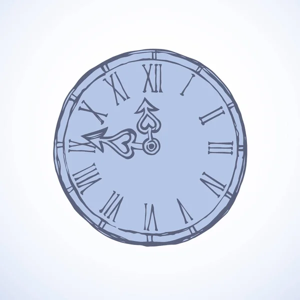 Clock. Vector drawing Stock Vector Image by ©Marinka 132576754