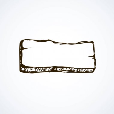 Çerçeve işaretçisi. Vektör çizim