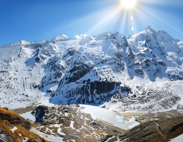 Alpok hegyek panoráma — Stock Fotó