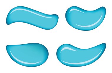 Beyaz deri kozmetik krem vektör damla