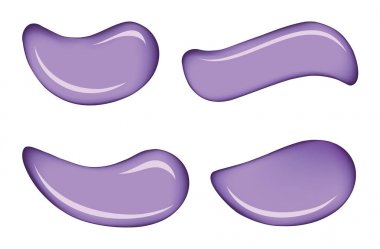 Beyaz deri kozmetik krem vektör damla