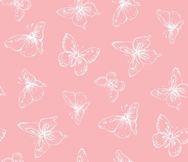 Kelebek. Vektör çizim