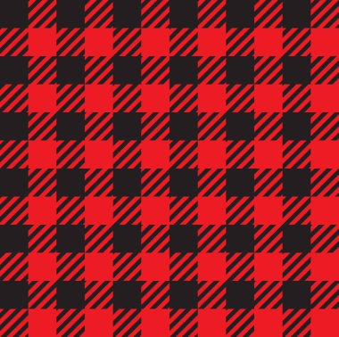 Dikişsiz kareli desen