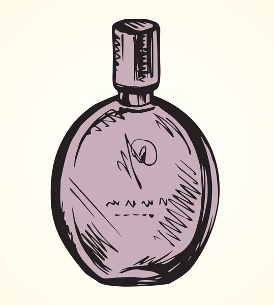 Fragrant Perfume. Vector illustration — Stock Vector