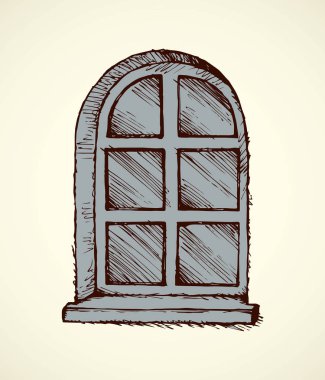 Pencere. Vektör çizim