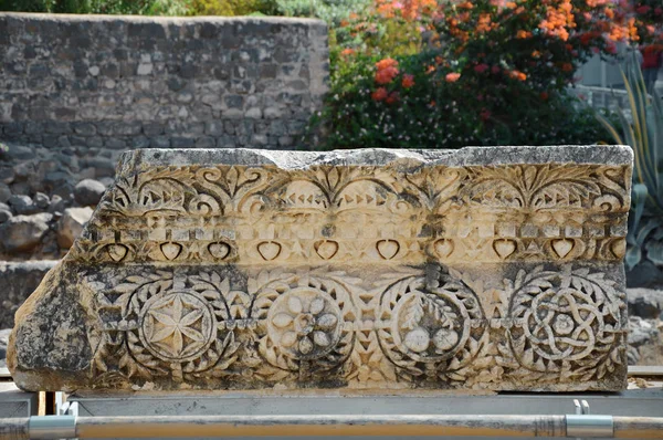 Руины Капернаума — стоковое фото