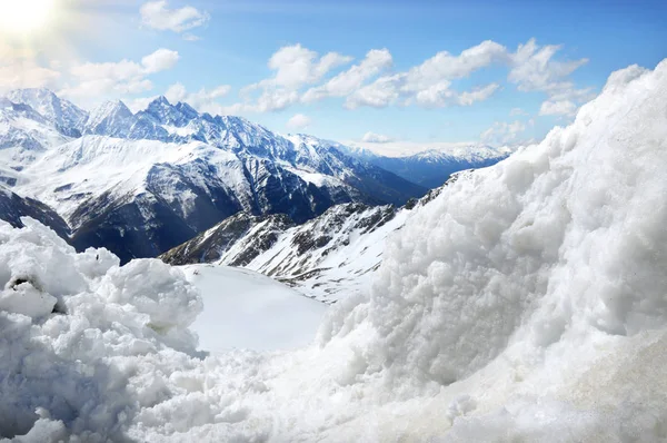 Panorama pohoří Alp — Stock fotografie