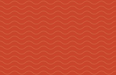 Siyah vektör sorunsuz dalgalı çizgi deseni