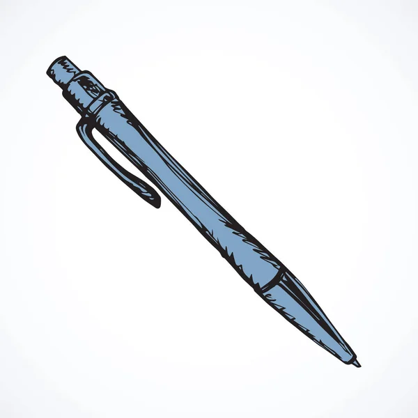 Oude pen. Vector tekening — Stockvector