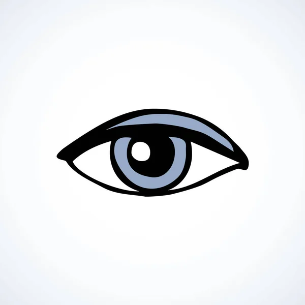 Oko. Vektorové kreslení — Stockový vektor