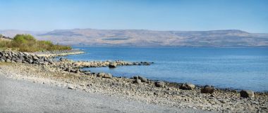 Sea of Galilee in Israel clipart