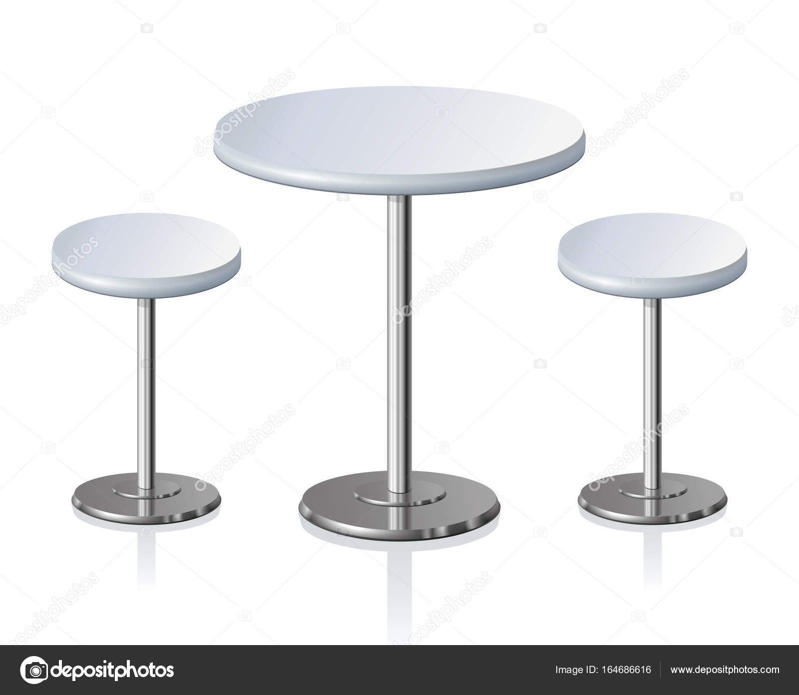 Round Table Vector Ilration Stock Marinka 164686616