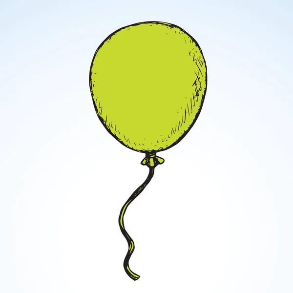 Şişme balon. Vektör çizim — Stok Vektör
