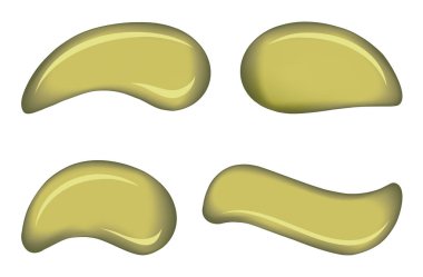 Beyaz deri kozmetik krem vektör damla